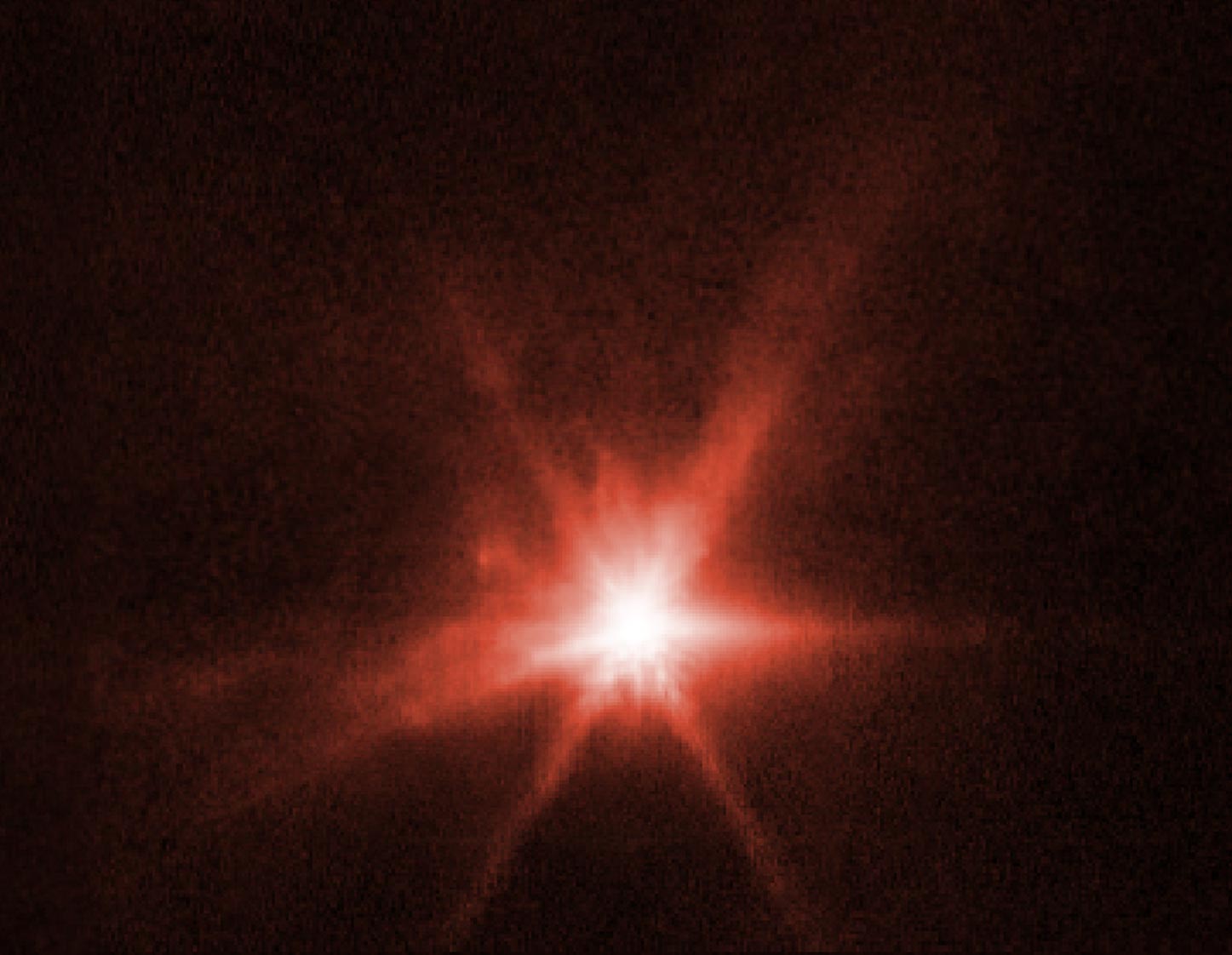Hubble/Webb Side-by-Side of Dimorphos Ejecta