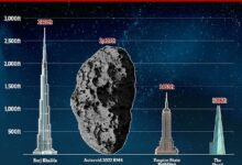 يُقدر أن قطر الكويكب ، المسمى 2022 RM4 ، يصل إلى 2427 قدمًا (740 مترًا) ، وهو تقريبًا بحجم أطول مبنى على الأرض ، برج خليفة في دبي (2،722 قدمًا)