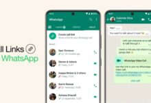 ميزة روابط مكالمات WhatsApp